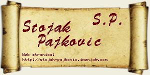 Stojak Pajković vizit kartica